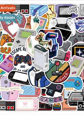 50 game console stickers cute childhood memories gamepad dec