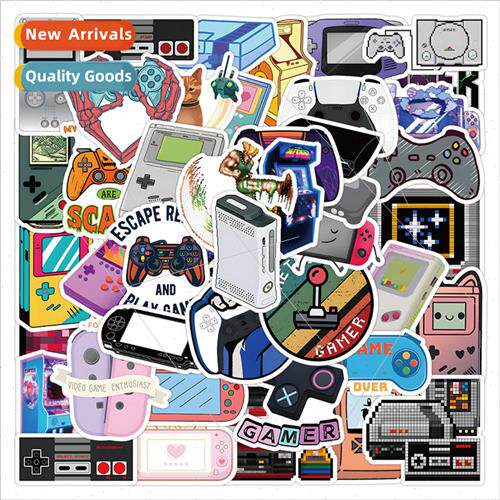 50 game console stickers cute childhood memories gamepad dec
