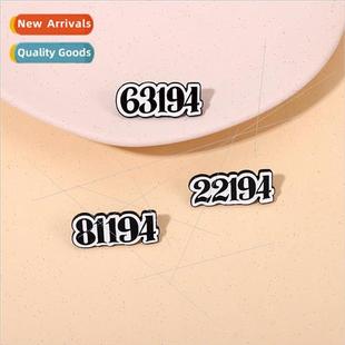 Brooch Combination Metal Badge Creativ Creative mple Digital