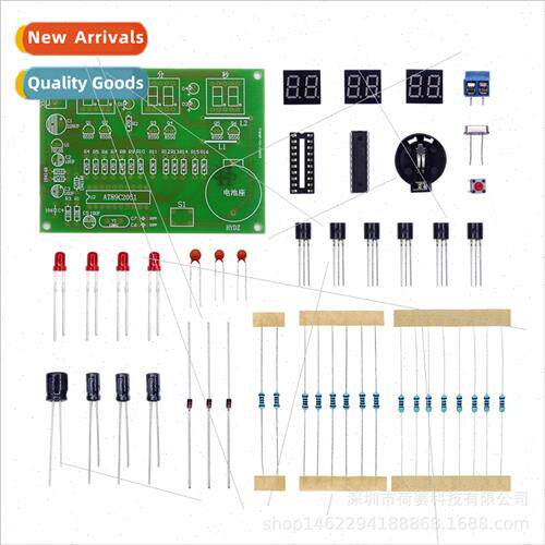 x Digit Clock Kit Electronic Clock Kit AT89C2051 DIY Clock M