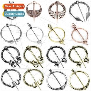 Viking retro cape buckle openwo Creative brooch Scandinavian