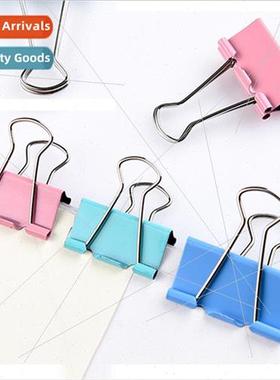 Photo Clip Long Tail Clip Folder Colorful Metal Bills Doveta