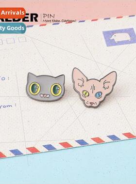 cute pet cat cat head hairless cat head blue cat head with m