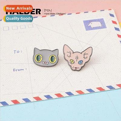 cute pet cat cat head hairless cat head blue cat head with m
