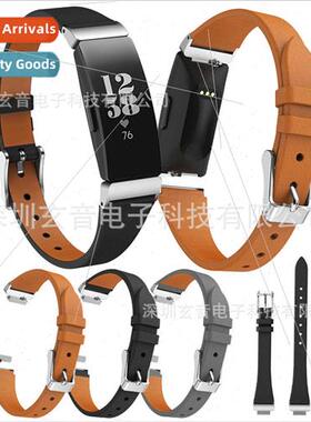 适用 fitbit inspire/inspire HR/ACE2 leather strap short leat