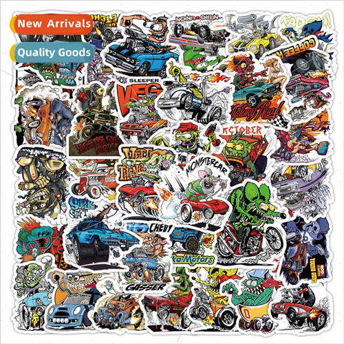 50 Devil Car Stickers Cartoon Monster Decoration Cell Phone