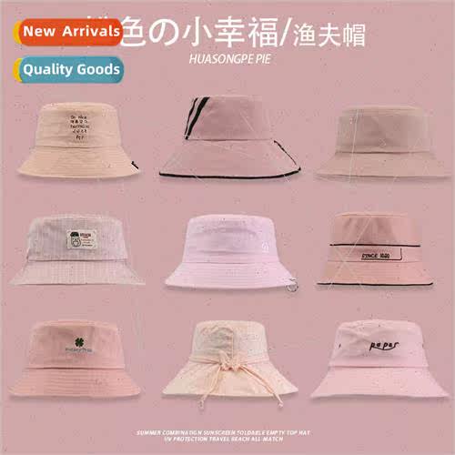Hat fisherman hat female bow tie Japanese sun hat fashion sp