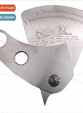 Welding tools stainless steel sector ruler welding measuring