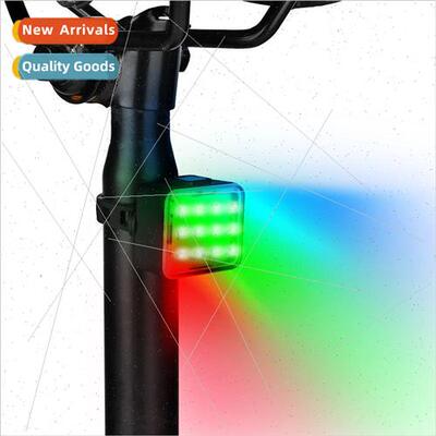 Bicycle tail light creative USB rechargeable cycling equipme