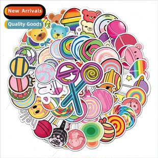 50 Handbook Lollipop ggage Stickers Creative Waterproof Suit