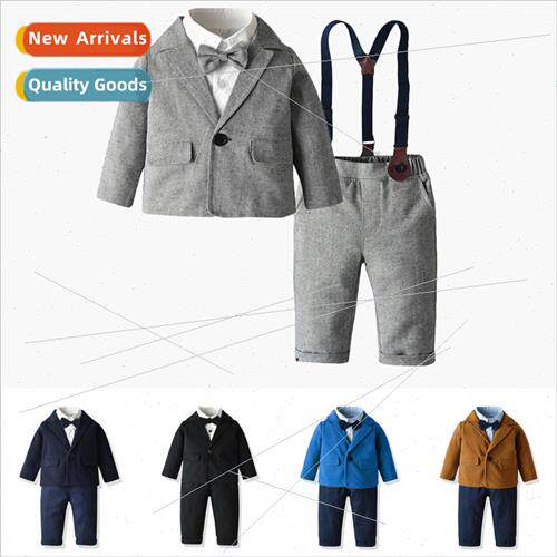 Fall and Winter Childrens Suit Jacket Pure White Long Sleeve