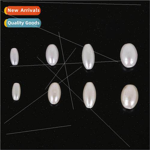 diy handmade beaded jewelry ABS imitation pearl oval loose b