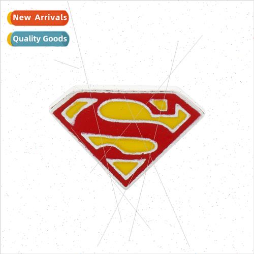 Creative Oil Drip Superman S  Pin Badge Accessories