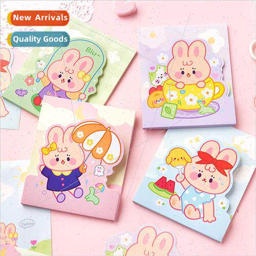 Rabbit small good double layer note book summer cool cute sh