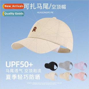 tie hol female semi ponytail the can new summer cap Baseball