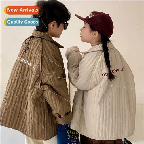 Childrens jacket 2023 winter  boys and girls Korean  of the