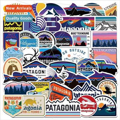 55 Outdoor Camping Brand Stickers Go Outside Waterproof Graf