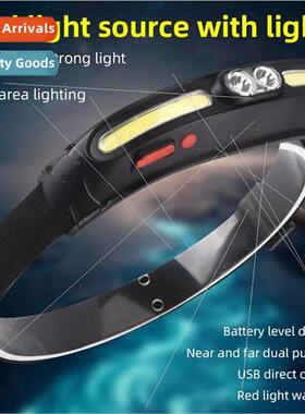 New strong headlamp LED floodlight running head-mounted flas