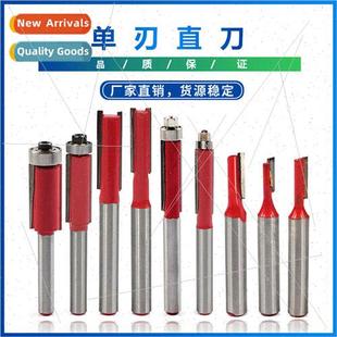 New  1/4 shank single-double-edged straight cutter woodworki