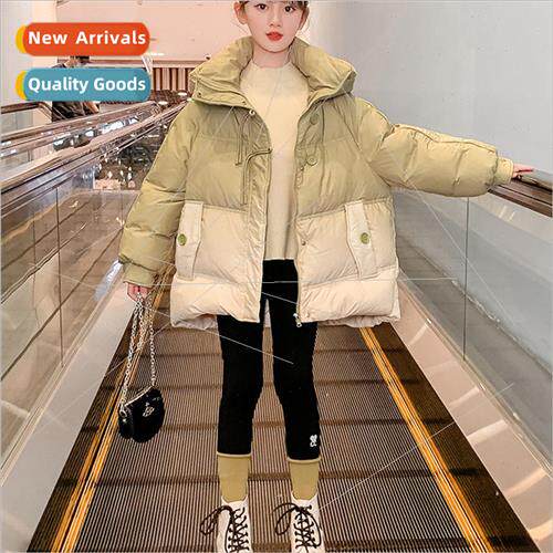 Girls cotton jacket thickened 适用eign- winter 2023 new chil