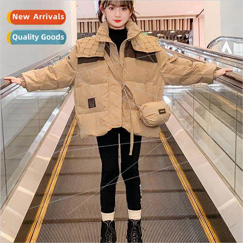 Girls cotton jacket winter 2023 new childrens 适用eign- down