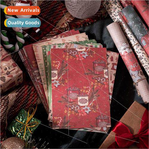 Beautiful material paper Christmas joy song series cartoon h