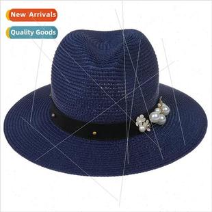 wedding jazz spring Womens summer hat and Korean straw