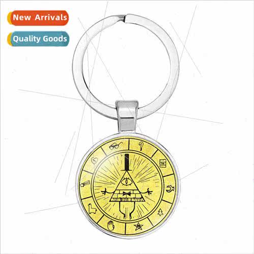 Pendant Weirdville Gravity Decoder Triangle Time Gemstone Al