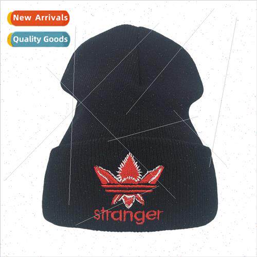 STRANGER THINGS embroidered knit wool cap mens and womens be