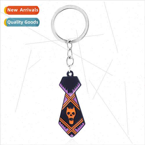 Comic anime  JOJOs wonderful adventure skeleton tie keychain