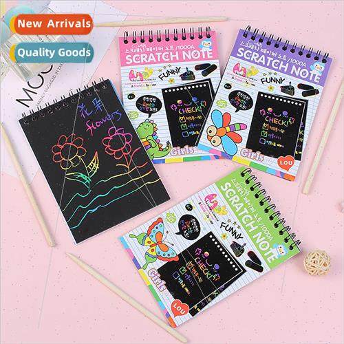 Childrens scratching book creative graffiti scratch painting