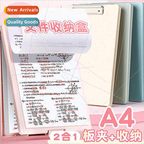 multifunctional folder writing pad test paper organizer box