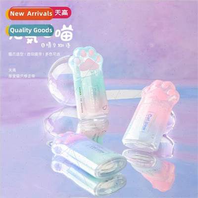 Cat Claw Correction Tape Genki Meow Meow Clear Sky Story Lar