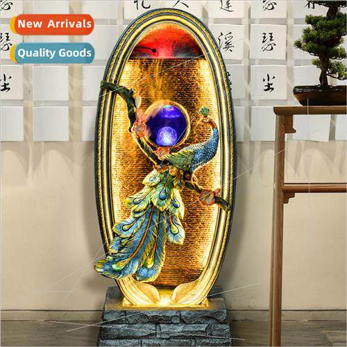 Spring decorative world large Chinese peacock ornaments runn