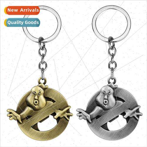 Movie  jewelry Ghostbusters logo car keychain ring chain pen