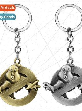 Movie  jewelry Ghostbusters logo car keychain ring chain pen