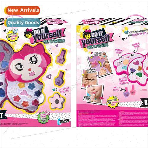 Toys 适用 Girls Children Makeup Manicure Hair Powder Blush E
