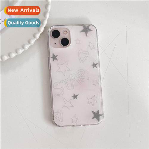 Korean  simple stars in English 适用 Apple 13Promax/12 phone