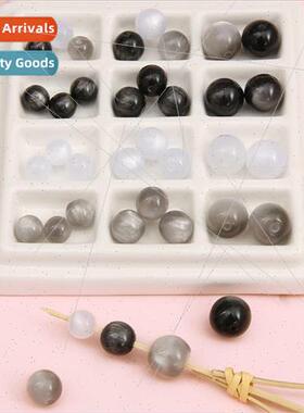 8/10/12mm resin imitation cat eye round beads loose beads DI