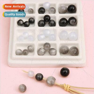 8/10/12mm resin imitation cat eye round beads loose beads DI