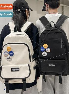 New casual male students large-capacity girls couple shoulde