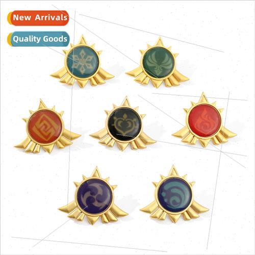 al God game  Gods eye brooch glow-in-the-dark secondary  dri