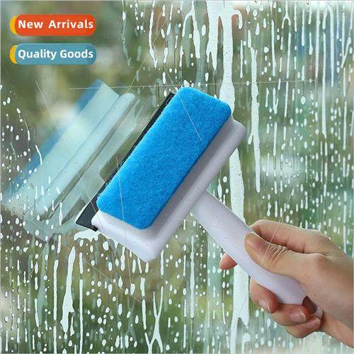 Two-in-one double-sided window scraper wiper glass wiper hou