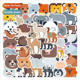 animal stickers can decorated abstract luggage cartoon