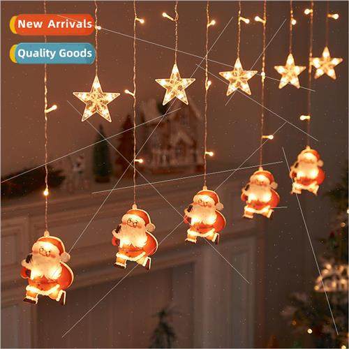 Christmas curtain lights 2023 new LED decorative lights stri