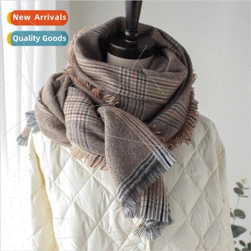 Power Korea shawl scarf dual-use ultra-long thickened birds