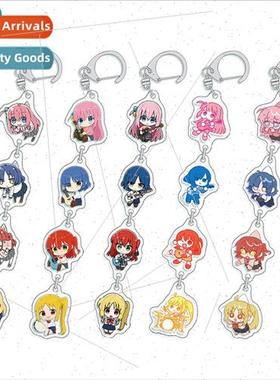 Anime  keychain pendant acrylic HD 4 string 1 gift