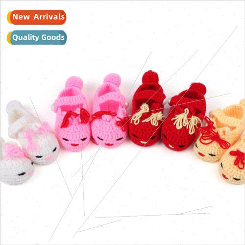 New handmade knitted childrens knitted sandals newborn woole