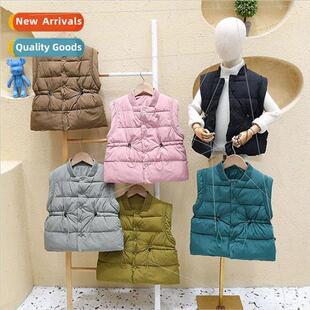 boys the jacket 2023 vest girls and New winter Korean