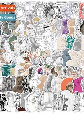 100 pieces of art sculpture graffiti stickers book bag penci